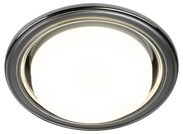 KL35 SL/CH Светильник ЭРА под лампу Gx53,220V, 13W,серебро/хром (80/1120)