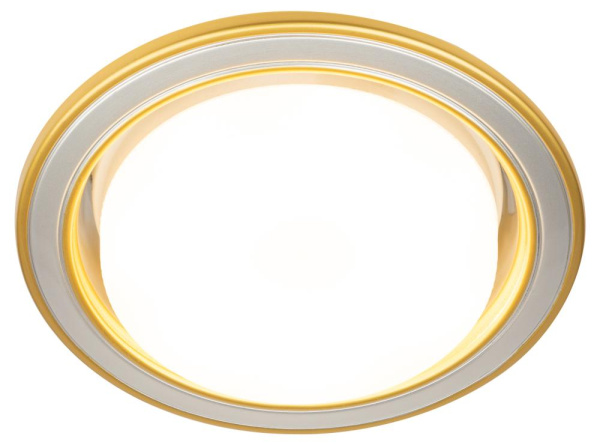 KL35 SN/G Светильник ЭРА под лампу Gx53,220V, 13W, сатин никель/золото (80/960)