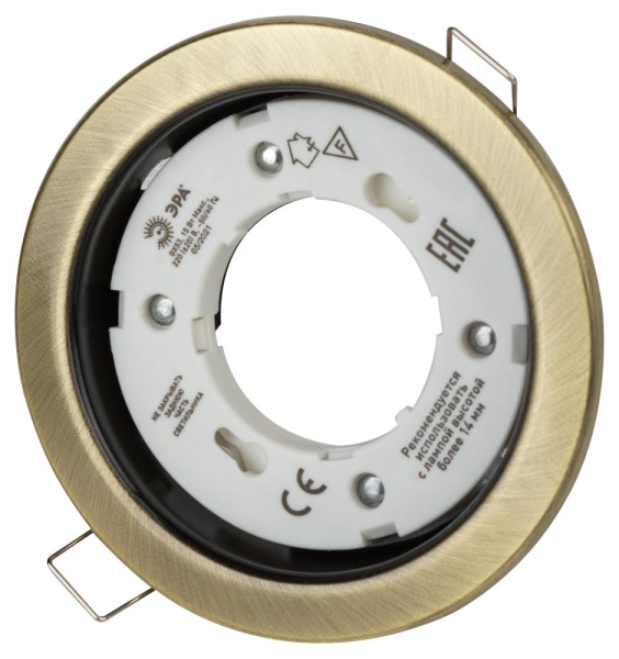 KL35 SB /1 (к) Светильник ЭРА под лампу Gx53,220V, 13W,бронза (80/1680)