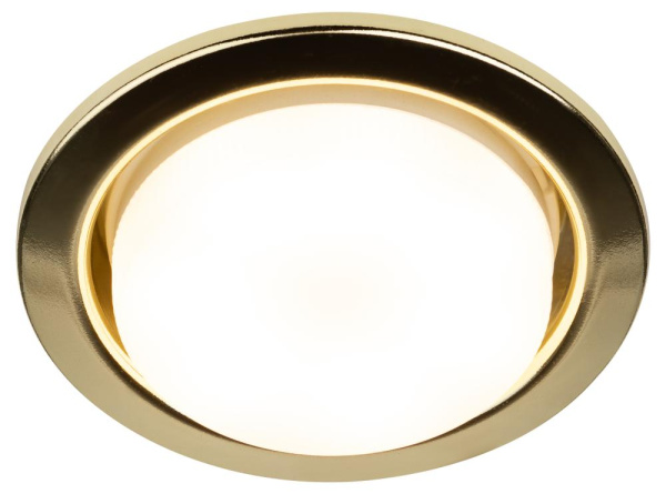 Встраиваемый светильник под лампу GX53 ЭРА  KL35 GD /1 (к) 220V, 13W, золото