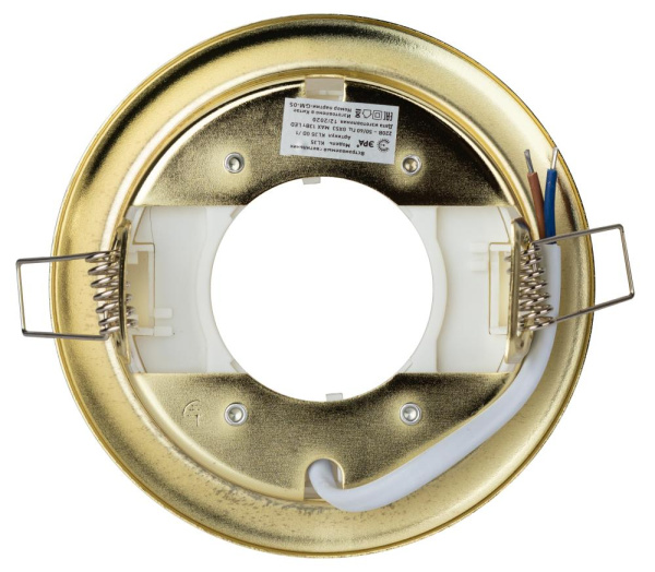 Встраиваемый светильник под лампу GX53 ЭРА  KL35 GD /1 (к) 220V, 13W, золото