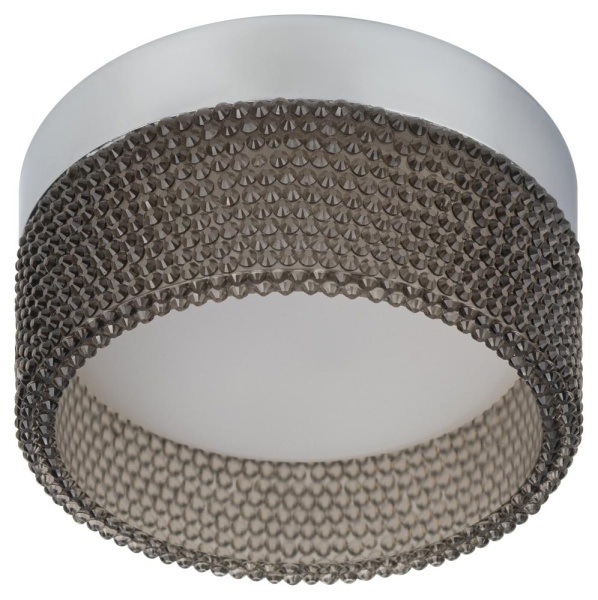 Встраиваемый светильник под лампу GX53 ЭРА DK97 CH/BK хром черный