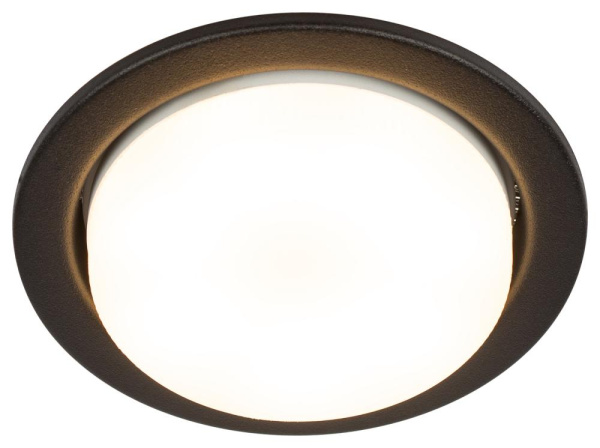 Встраиваемый светильник под лампу GX53 ЭРА KL70 SBK черный матовый