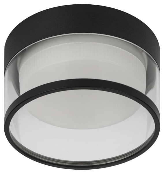 Встраиваемый светильник под лампу GX53 ЭРА KL82 BK черный