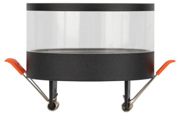 Встраиваемый светильник под лампу GX53 ЭРА KL82 BK черный