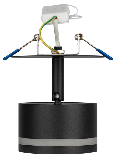 Встраиваемый светильник под лампу GX53 ЭРА DK114 BK черный