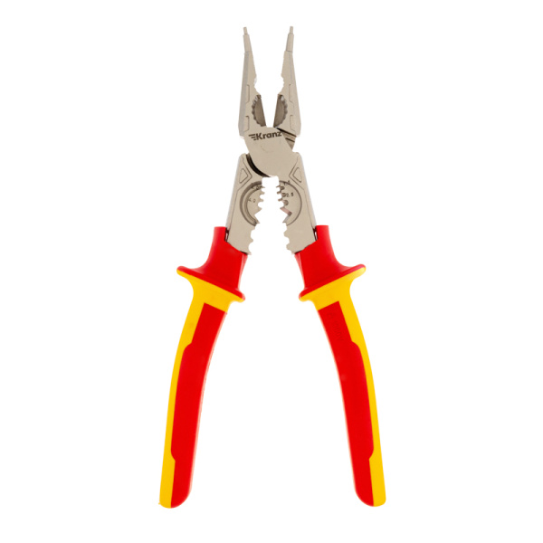 Плоскогубцы многофункциональные диэлектрические со съемником 238мм KRANZ