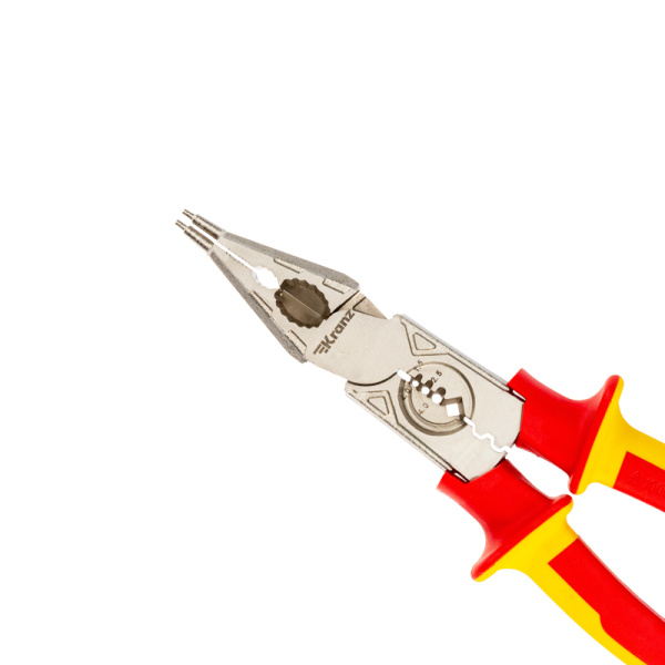 Плоскогубцы многофункциональные диэлектрические со съемником 238мм KRANZ