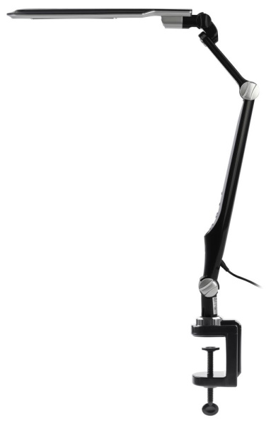 Настольный светильник ЭРА NLED-496-12W-BK светодиодный на струбцине черный