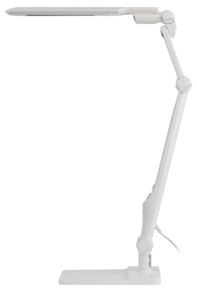 Настольный светильник ЭРА NLED-497-12W-W светодиодный на струбцине и с основанием белый