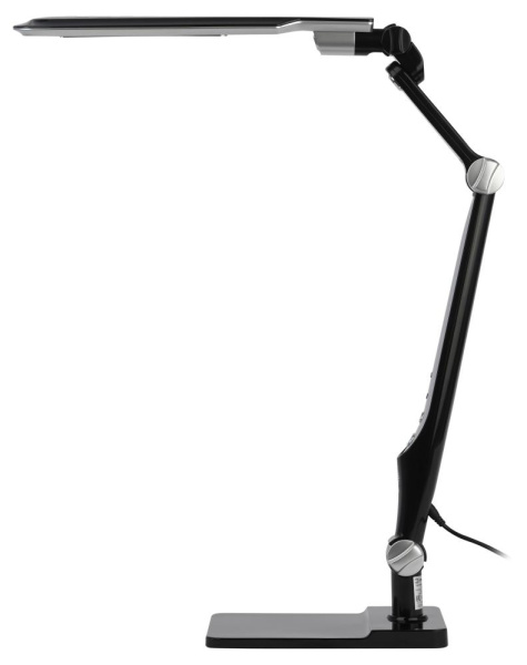 Настольный светильник ЭРА NLED-497-12W-BK светодиодный на струбцине и с основанием черный