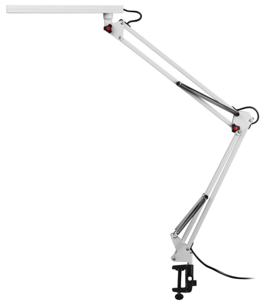 Настольный светильник ЭРА NLED-507-8W-W светодиодный на струбцине белый