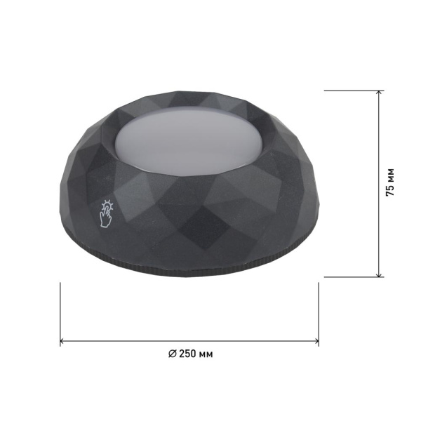 Светодиодный фонарь подсветка ЭРА Пушлайт SB-507 Луна с сенсорным выключателем и самоклеящейся поверхностью LM