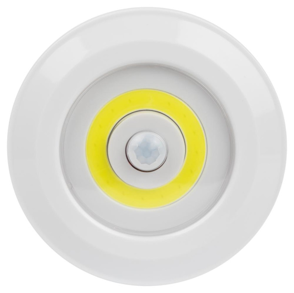 Светодиодный фонарь подсветка ЭРА SB-804 пушлайт с датчиком движения 3W COB 3хAAA