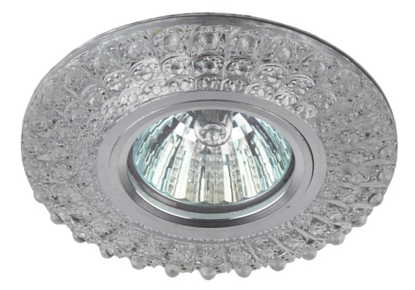 DK LD2 SL/WH Светильник ЭРА декор c белой светодиодной подсветкой, прозрачный (50/1400)