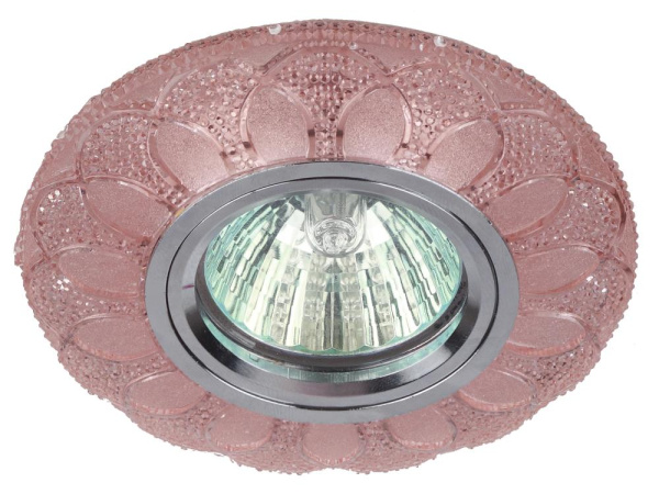 DK LD5 PK/WH Светильник ЭРА декор cо светодиодной подсветкой MR16, розовый (50/1400)