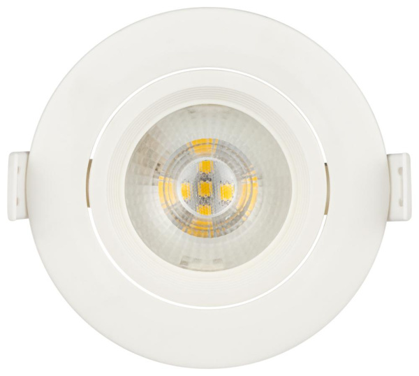 KL LED 22A-5 4K WH Светильник ЭРА светодиодный круглый поворотн. LED SMD 5W 4000K, белый (100/1600)