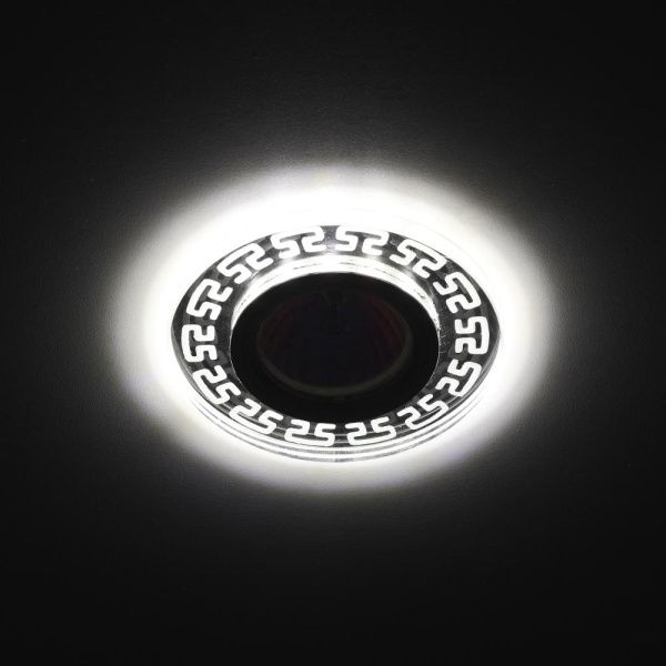 DK LD45 SL Светильник ЭРА декор cо светодиодной подсветкой MR16, зеркальный (50/2000)