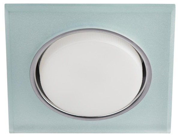 Встраиваемый светильник со светодиодной подсветкой ЭРА DK LD50 FR GX53 белый матовый