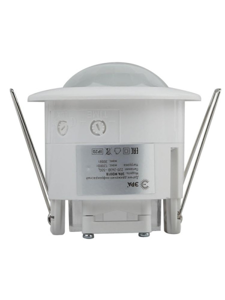 MD 018 Датчик движения ЭРА белый, 1200Вт, 360 гр.,6М, IP20, (50/1050)