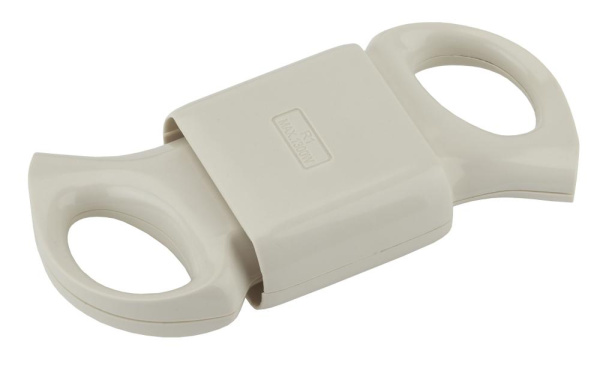 Розетка ЭРА R1 кабельная без заземления 6A с кольцом непрямой ввод белая