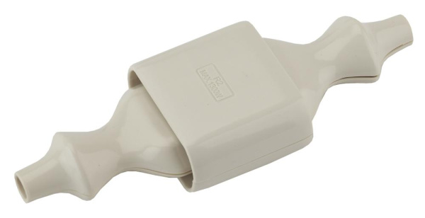 Розетка ЭРА R2 кабельная без заземления 6A прямой ввод белая