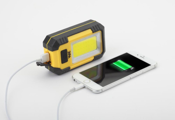 Светодиодный фонарь ЭРА Рабочие Практик RA-801 ручной аккумуляторный магнит крючок powerbank 3 режима