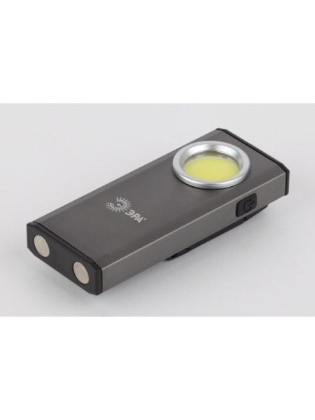 Светодиодный фонарь ЭРА Рабочие Практик RB-706 ручной на батарейках с магнитом крючком и подставкой