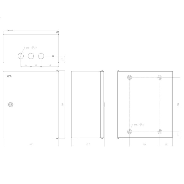 ЭРА SIMPLE ЩМПг-03 IP54 (360x300x175) (56)