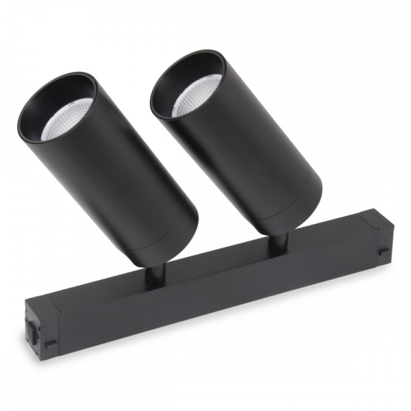 Трековый светильник PLAIN OPAL AM590 2X10W 3000K BK