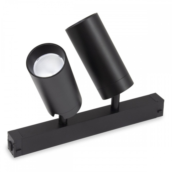 Трековый светильник PLAIN OPAL AM590 2X10W 3000K BK