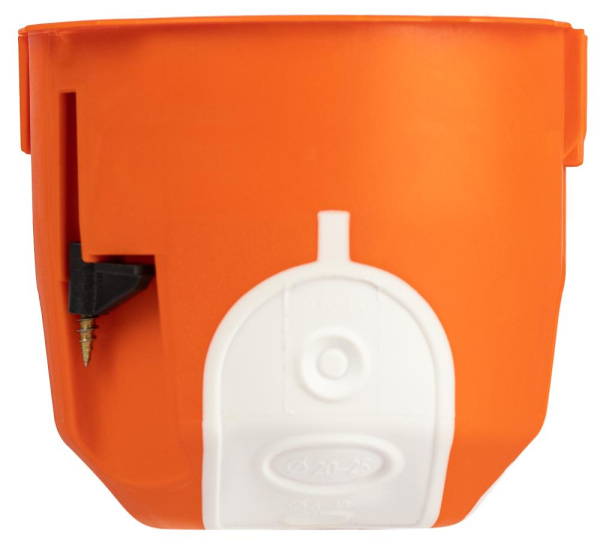 Коробка установочная ЭРА KUU-71-65-unibox универсальная UniBox для твердых и полых стен саморез оранжевая 71х65мм