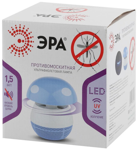 ERAMF-04 ЭРА противомоскитная ультрафиолетовая лампа(голубой) (12/144)