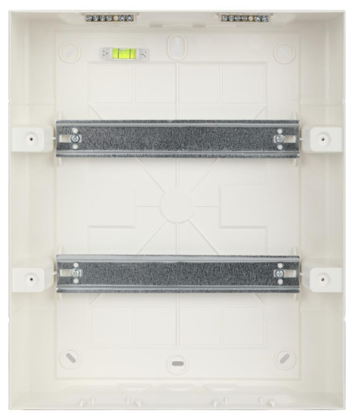 BOXS-24-p-s-t  Корпус пластиковый навесной ЭРА TREND ЩРН-П-24 IP41 прозрачная крышка белый