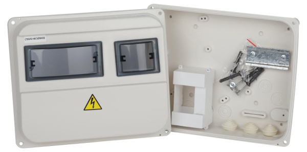 sh 1.3  Корпус пластиковый навесной ЭРА ЩУРн-П 1/3 (224х270х110) IP55 белый