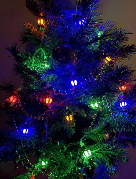 ENIN-3F ЭРА Гирлянда LED Нить Фонарики 3 м мультиколор, 220V, IP20 (36/720)