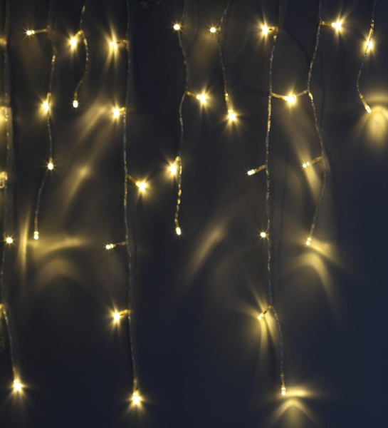 ENIB-01B ЭРА Гирлянда LED Бахрома 1,8 м*0,5 теплый свет 8 режимов 220V, IP20 (100/800)