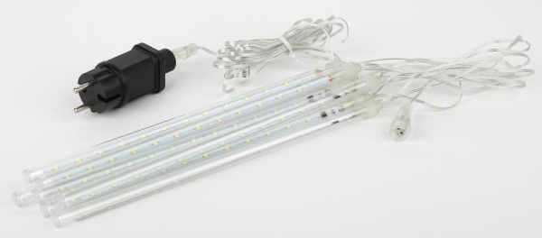 ENOS-02H ЭРА Гирлянда LED Сосульки 2,1м холодный свет, 7V, IP44 (20/400)