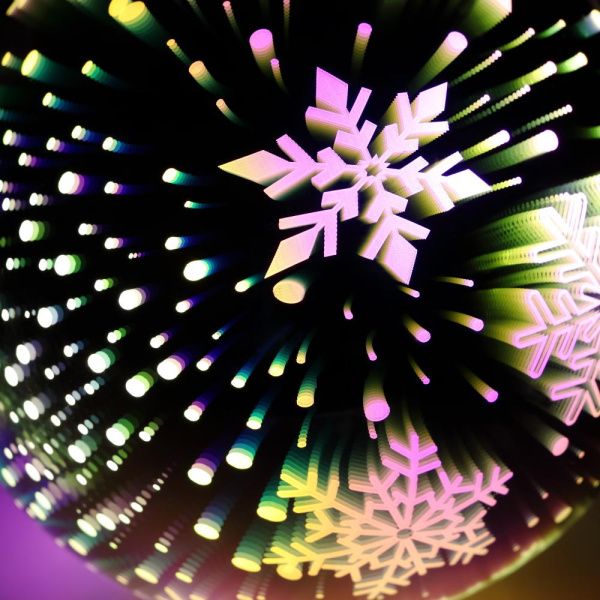 Светодиодная новогодняя фигура ЭРА ENGDS-15 Снежинки 6 LED