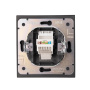 Розетка STRONG компьютерная RJ45 кат6 с/у антрацит KRANZ