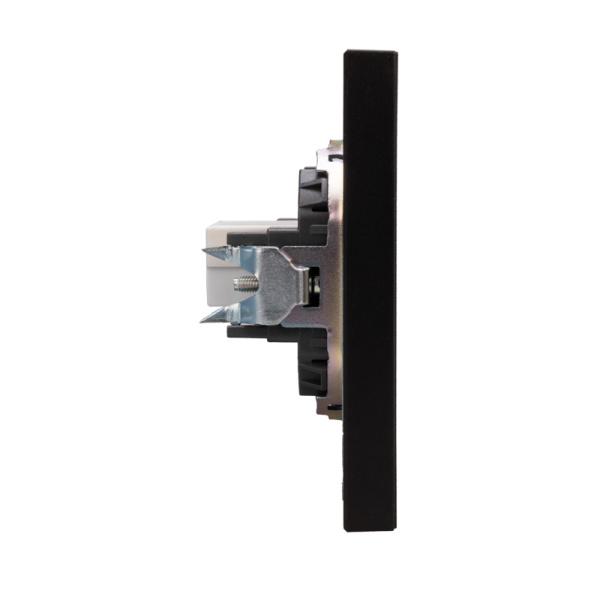 Розетка STRONG компьютерная RJ45 кат6 с/у антрацит KRANZ