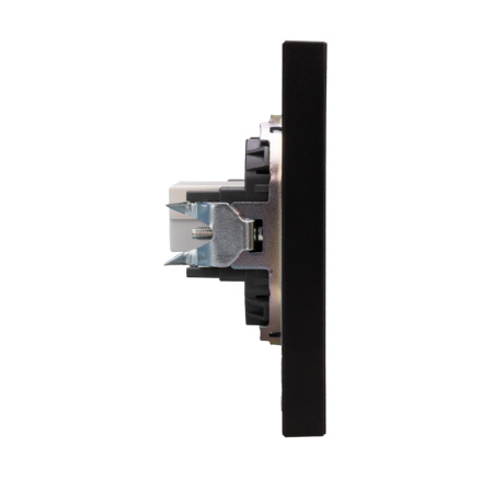 Розетка STRONG компьютерная RJ45 кат6 с/у антрацит KRANZ