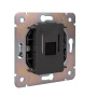 Розетка STRONG компьютерная RJ45 кат6 с/у антрацит KRANZ