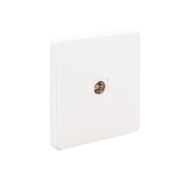 Розетка ROUND TV с/у перламутр KRANZ