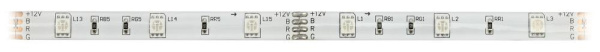 LS5050-7,2-30-12-RGB-IP65-2year-5m  Светодиодная лента ЭРА LS5050-7,2-30-12-RGB-IP65-2year-5m многоцветная