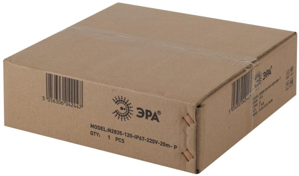 ЭРА Светодиодная неоновая лента N2835-120-IP67-220V-20m-P (1/60)