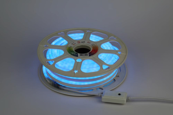 Светодиодная неоновая лента ЭРА N5050 72-IP67-220V-20m-RGB многоцветная
