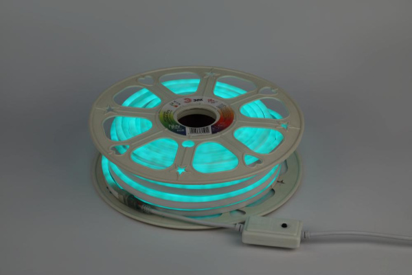 Светодиодная неоновая лента ЭРА N5050 72-IP67-220V-20m-RGB многоцветная