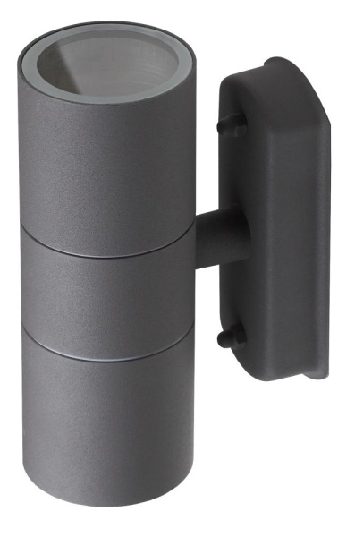 WL28 GY Подсветка ЭРА Декоративная подсветка 2*GU10 MAX35W IP54 серый (20/540)