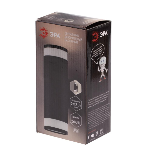 WL30 GU10 BK Подсветка ЭРА Декоративная подсветка GU10 (40/640)
